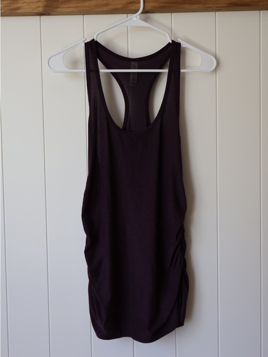 Beyond the Bump Tops - Beyond the Bump Plum Racerback Maternity Tank